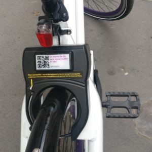 Indigo Weel - QR Code sur le vélo